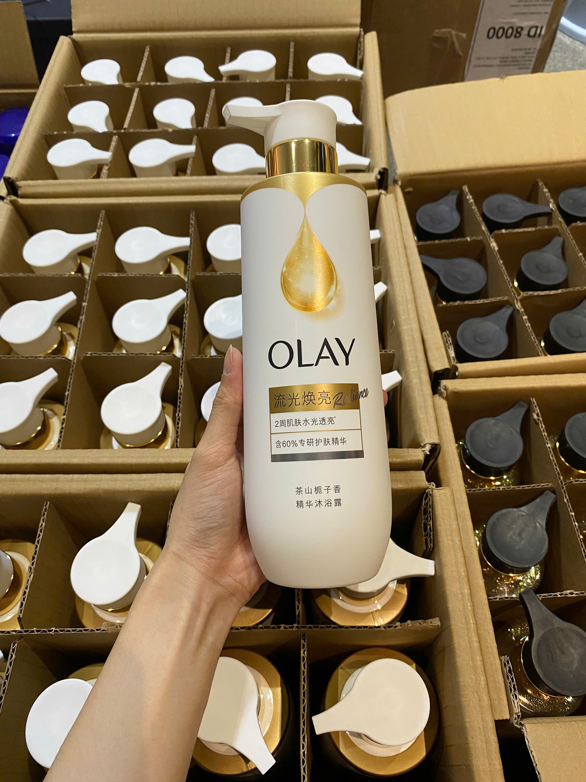 Sữa tắm sáng da Olay nội địa trung Vitamin C + B3 500g