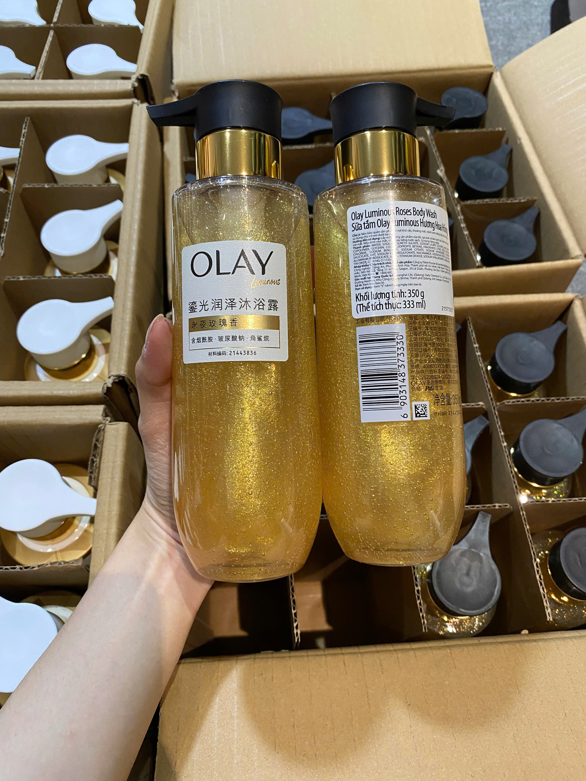 Sữa tắm sáng da Olay Luminous Body Wash 350g