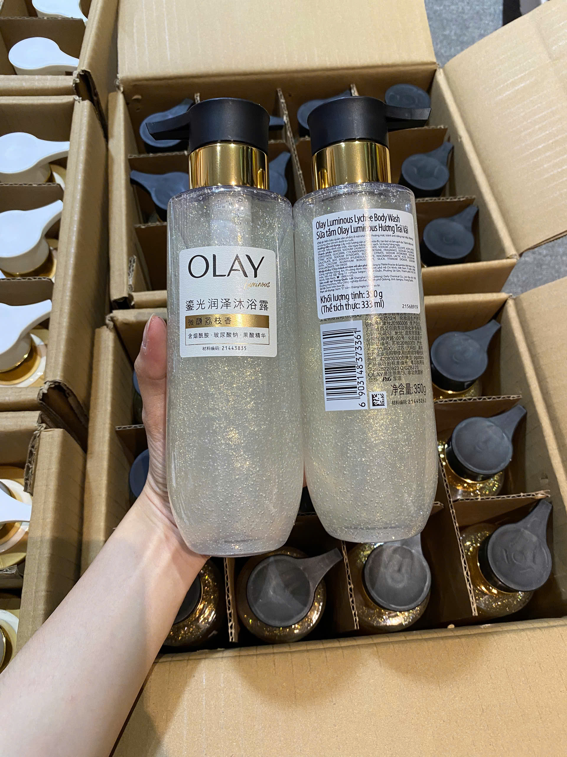 Sữa tắm sáng da Olay Luminous Body Wash 350g