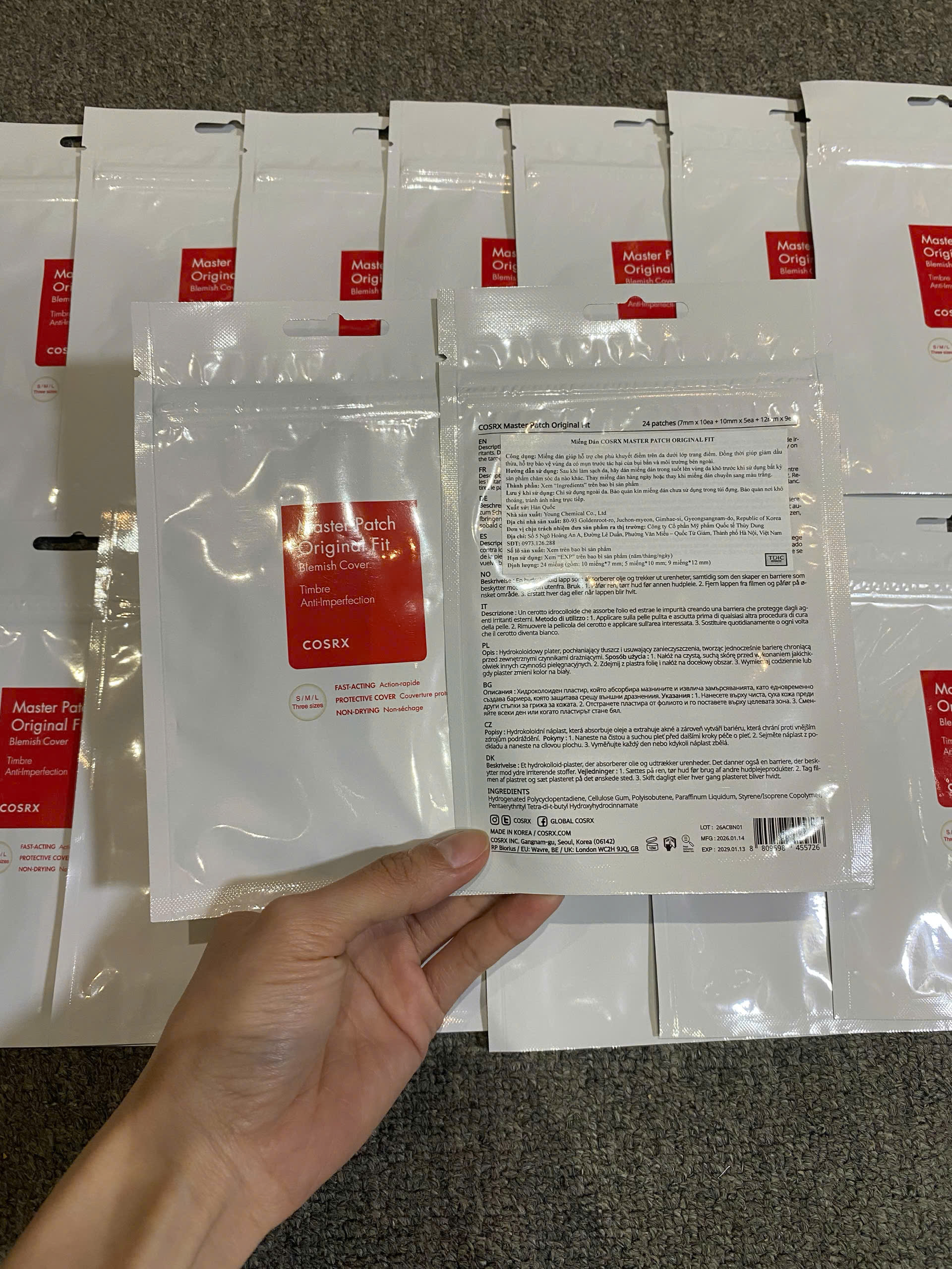 Miếng dán mụn Cosrx Master Patch Original Fit (24 miếng)