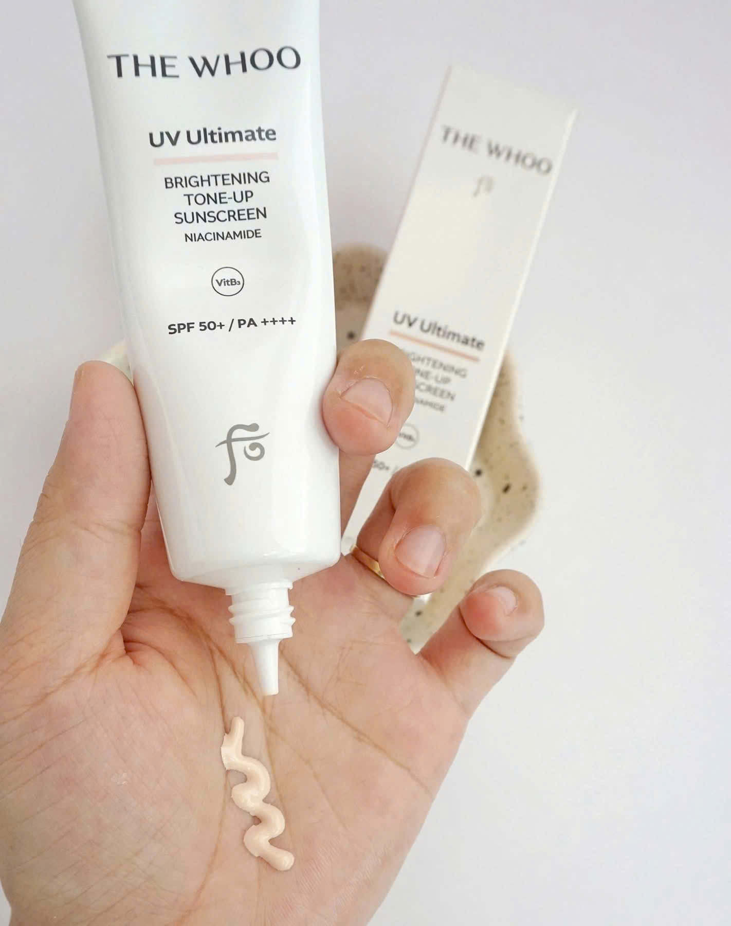Bộ 3 sản phẩm The Whoo UV Ultimate Brightening Tone-Up Sun Special Set