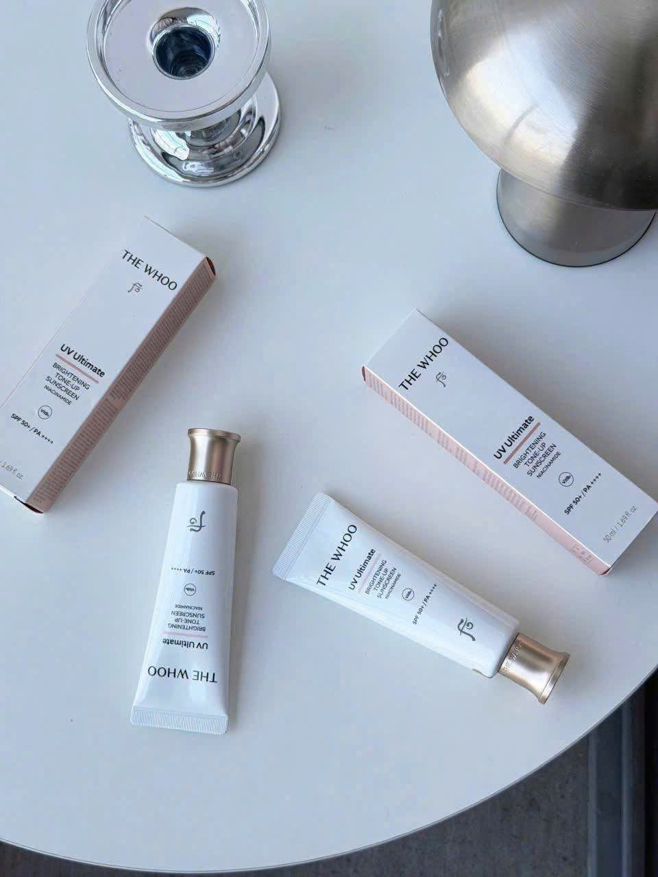 Bộ 3 sản phẩm The Whoo UV Ultimate Brightening Tone-Up Sun Special Set