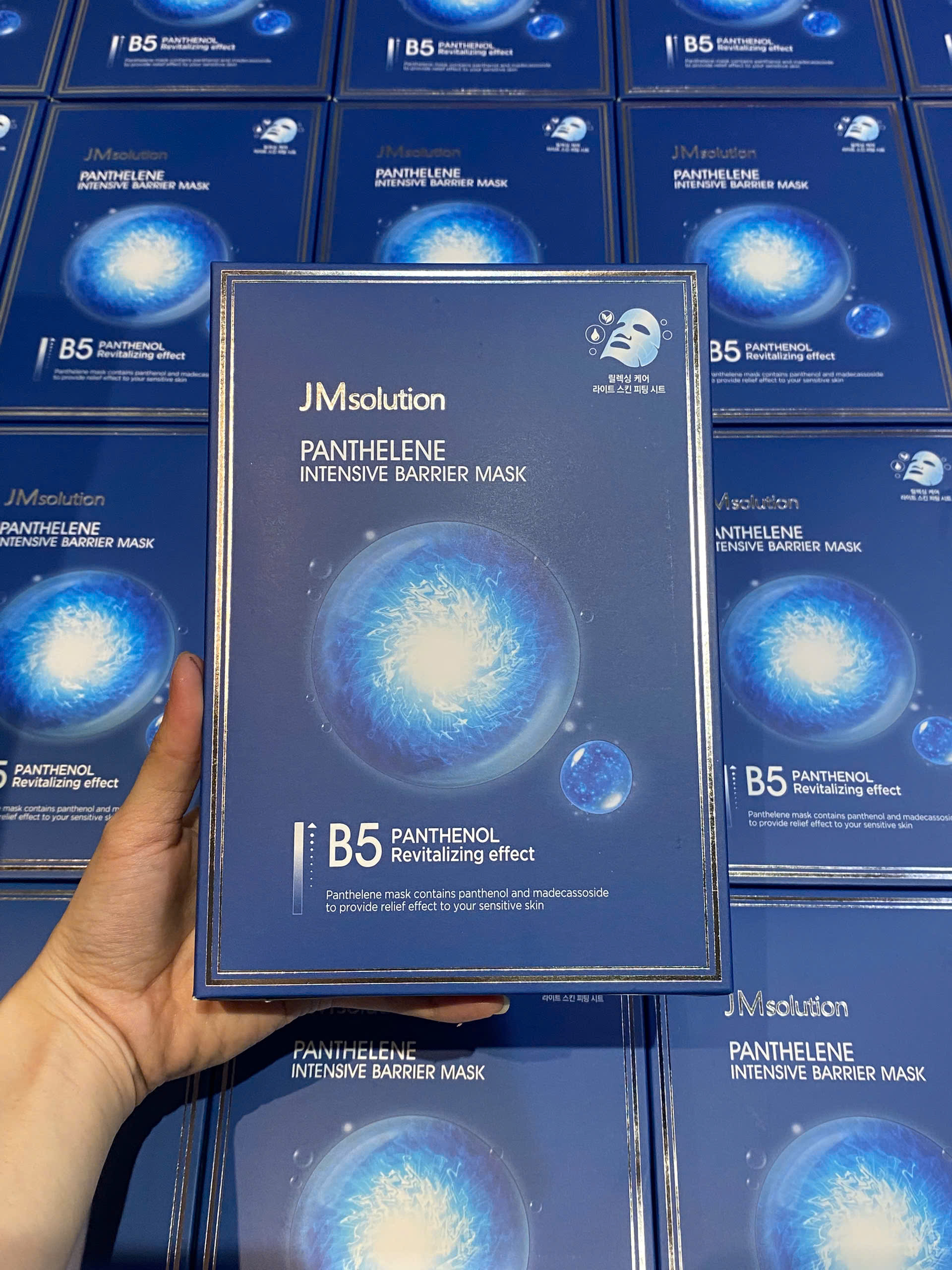 Mặt nạ giấy JMSolution B5 Panthelene Intensive Barrier Mask 30ml