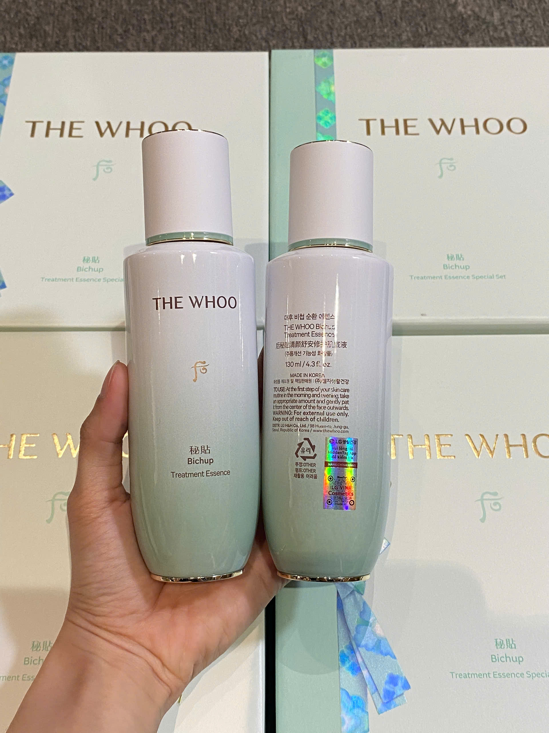 Bộ tinh chất khởi nguồn 5 món The Whoo Bichup Treatment Essence Special Set (Y26)