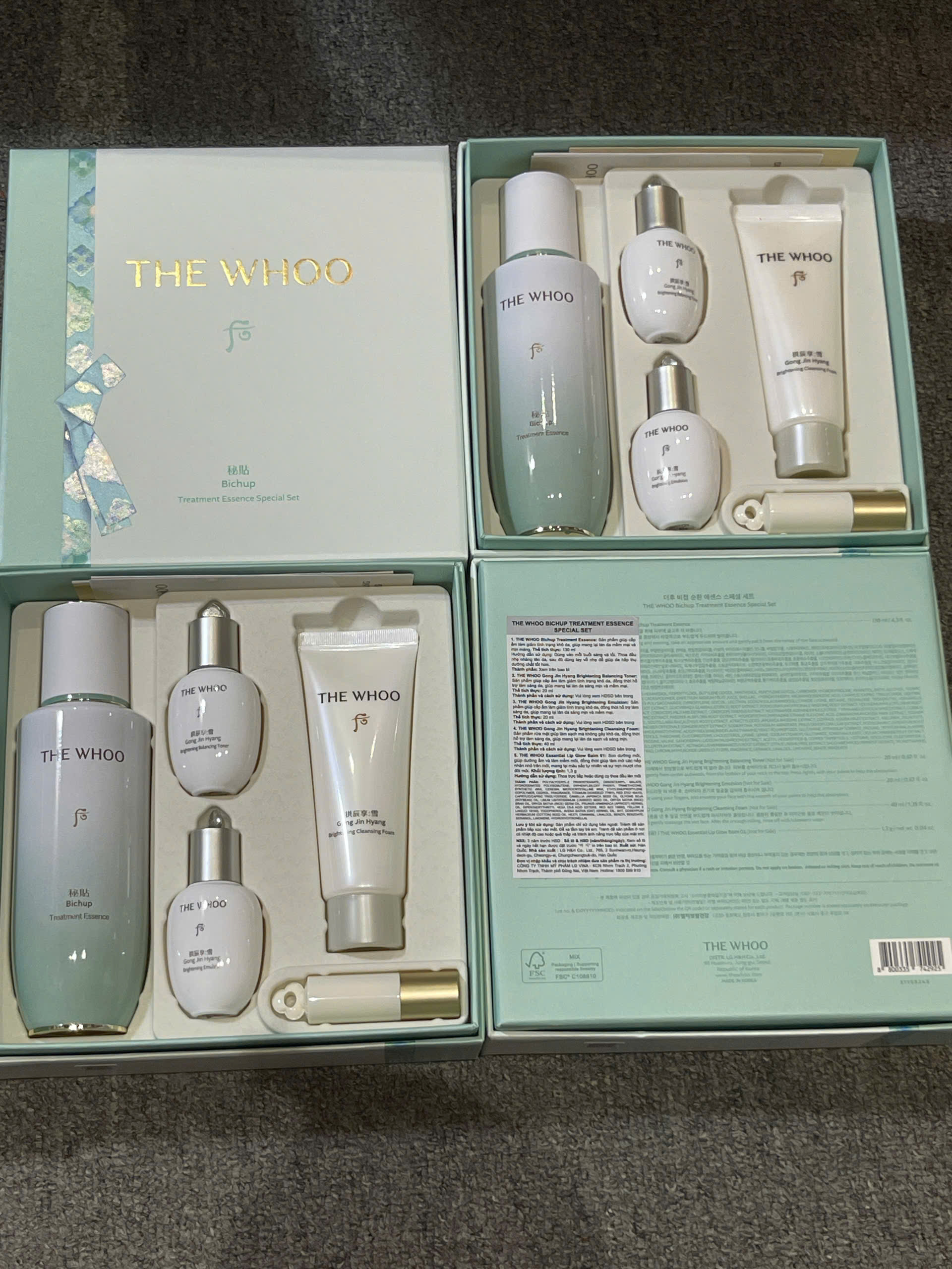 Bộ tinh chất khởi nguồn 5 món The Whoo Bichup Treatment Essence Special Set (Y26)