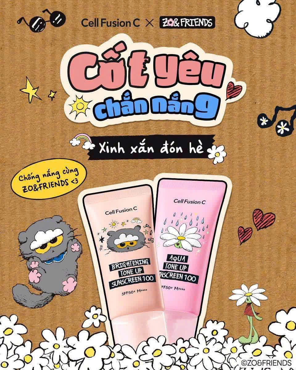 [Limited x ZOA] Kem chống nắng Cellfusion C Sunscreen 100 SPF50+ PA++++