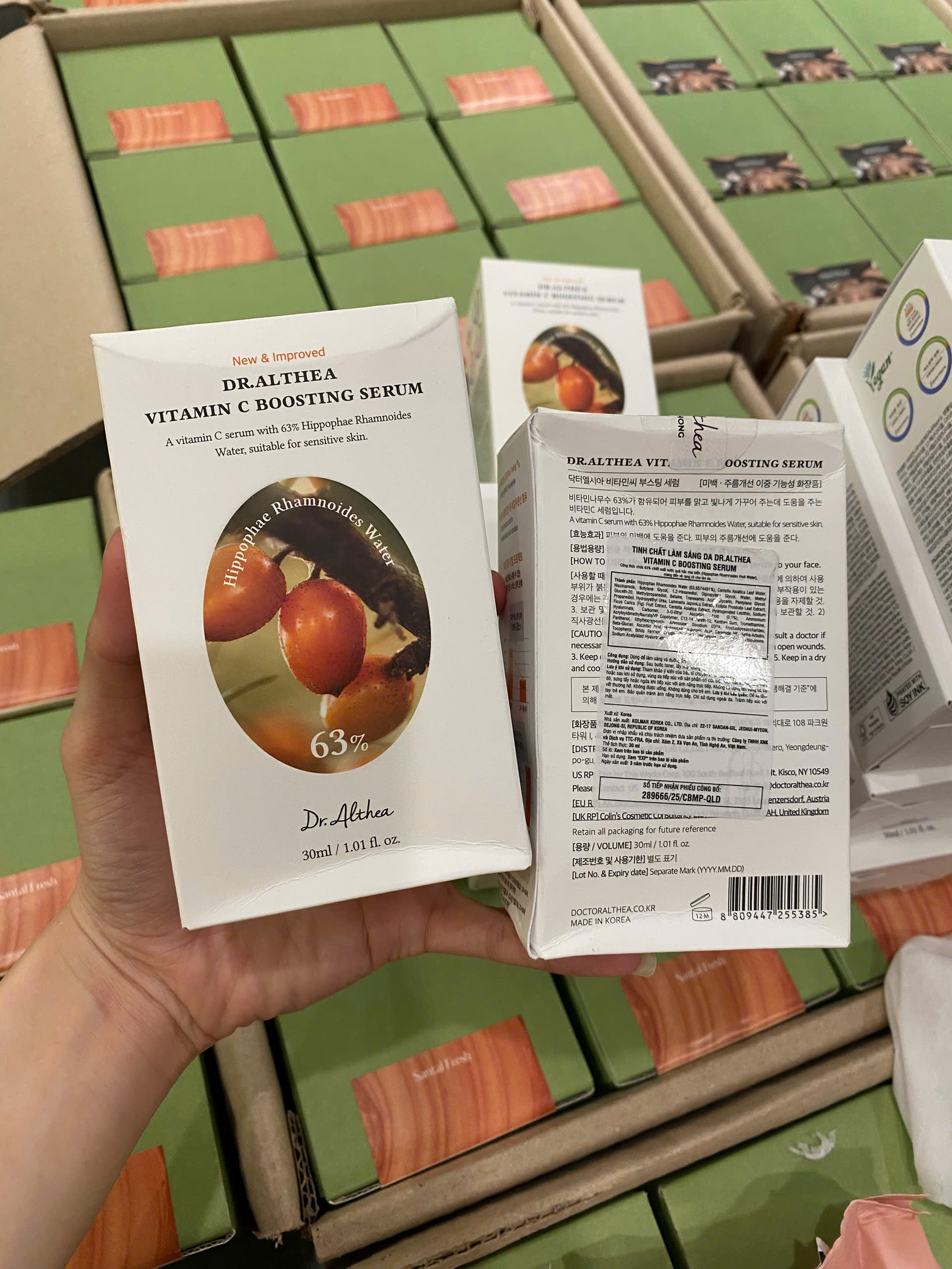 Tinh chất dưỡng sáng, mờ thâm Dr.Althea Vitamin C Boosting Serum 30ml