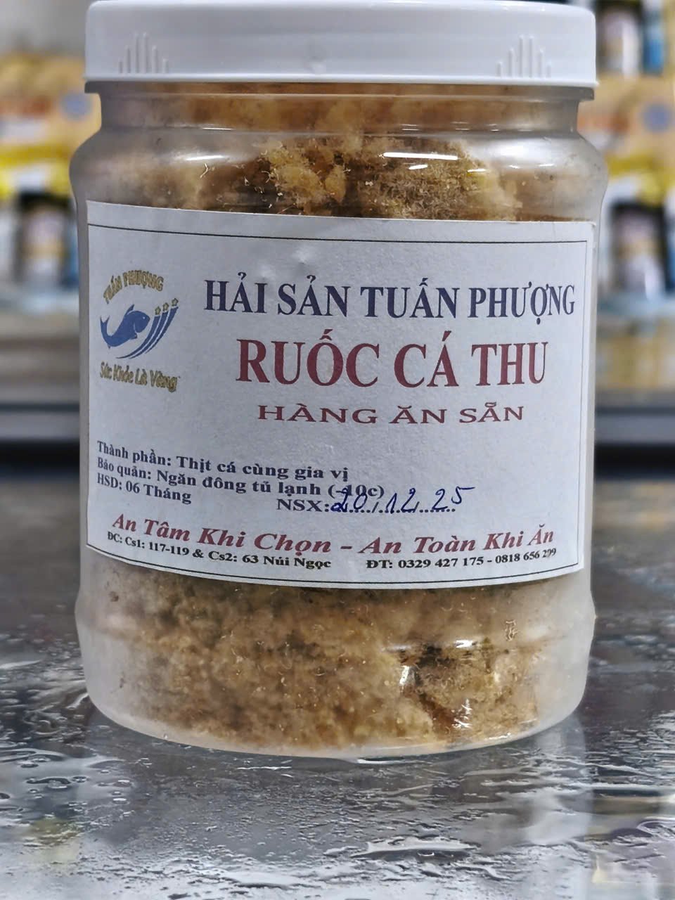Ruốc cá Thu (Hộp 500g giá 225000đ)