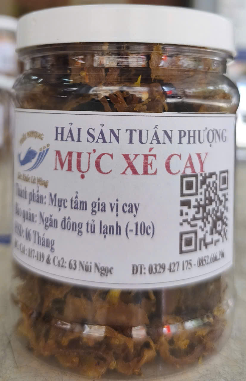 Mực Xé Cay (hộp 200g giá 100000đ)