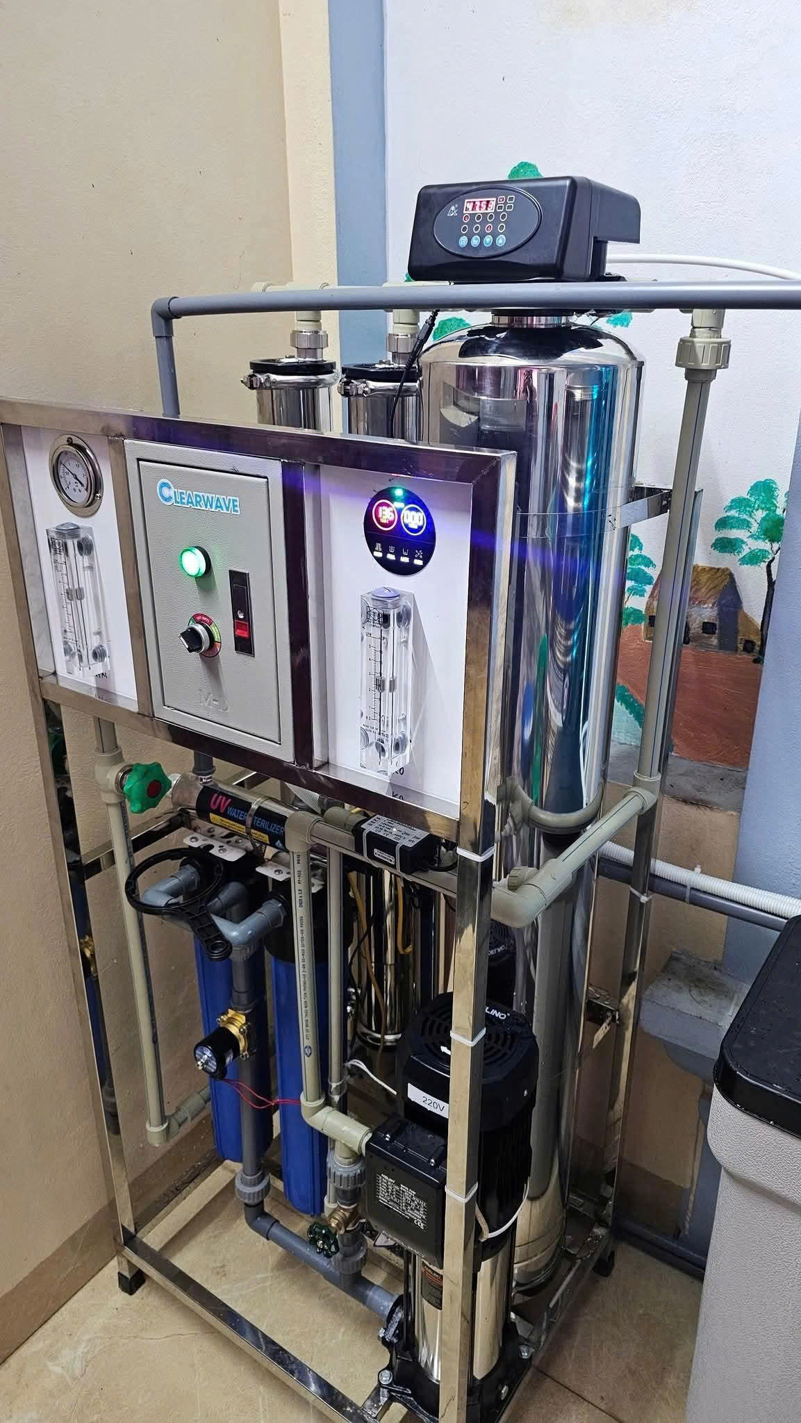 Hệ Thống Lọc Nước Công Nghiệp RO 500L - H500-1AI