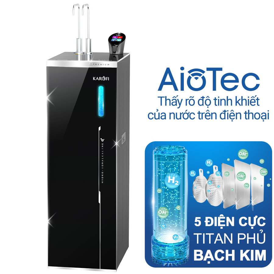 Máy lọc nước Hydro-ion kiềm Karofi KAE-S68 PRO