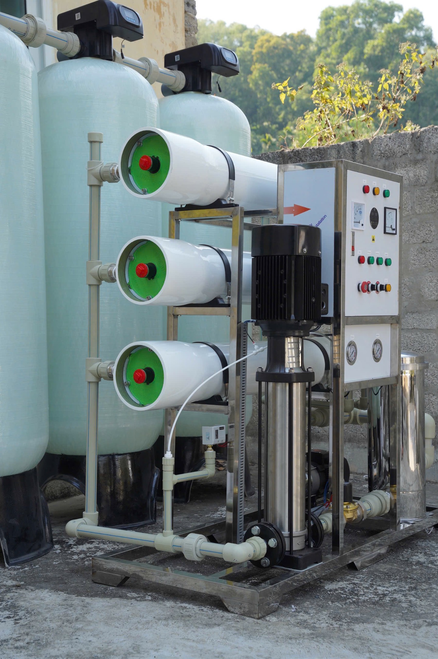 Hệ Thống Lọc Nước RO công nghiệp 3000L/h - H3000-3APR