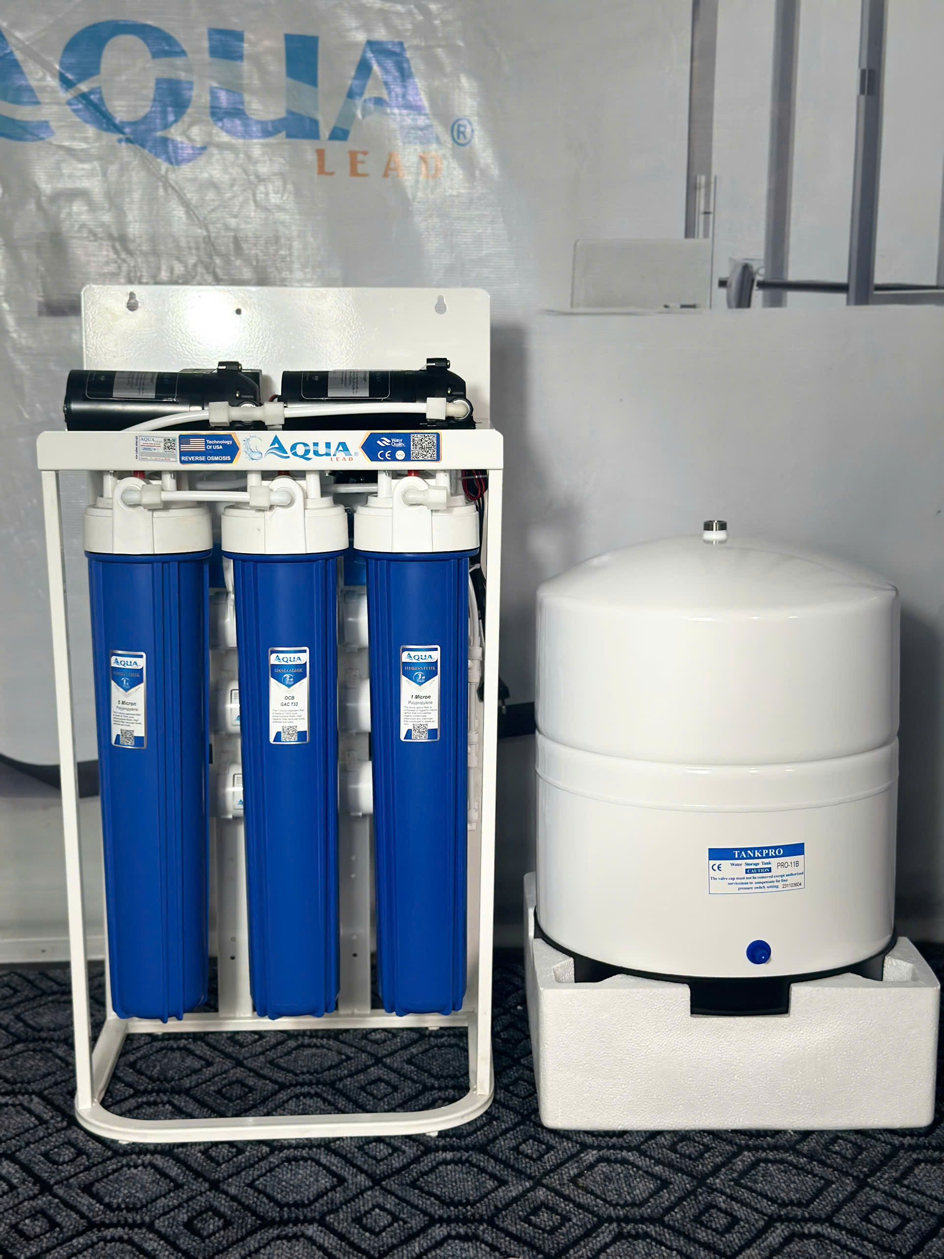 Máy bán công nghiệp 50l/h ( kèm bình áp )