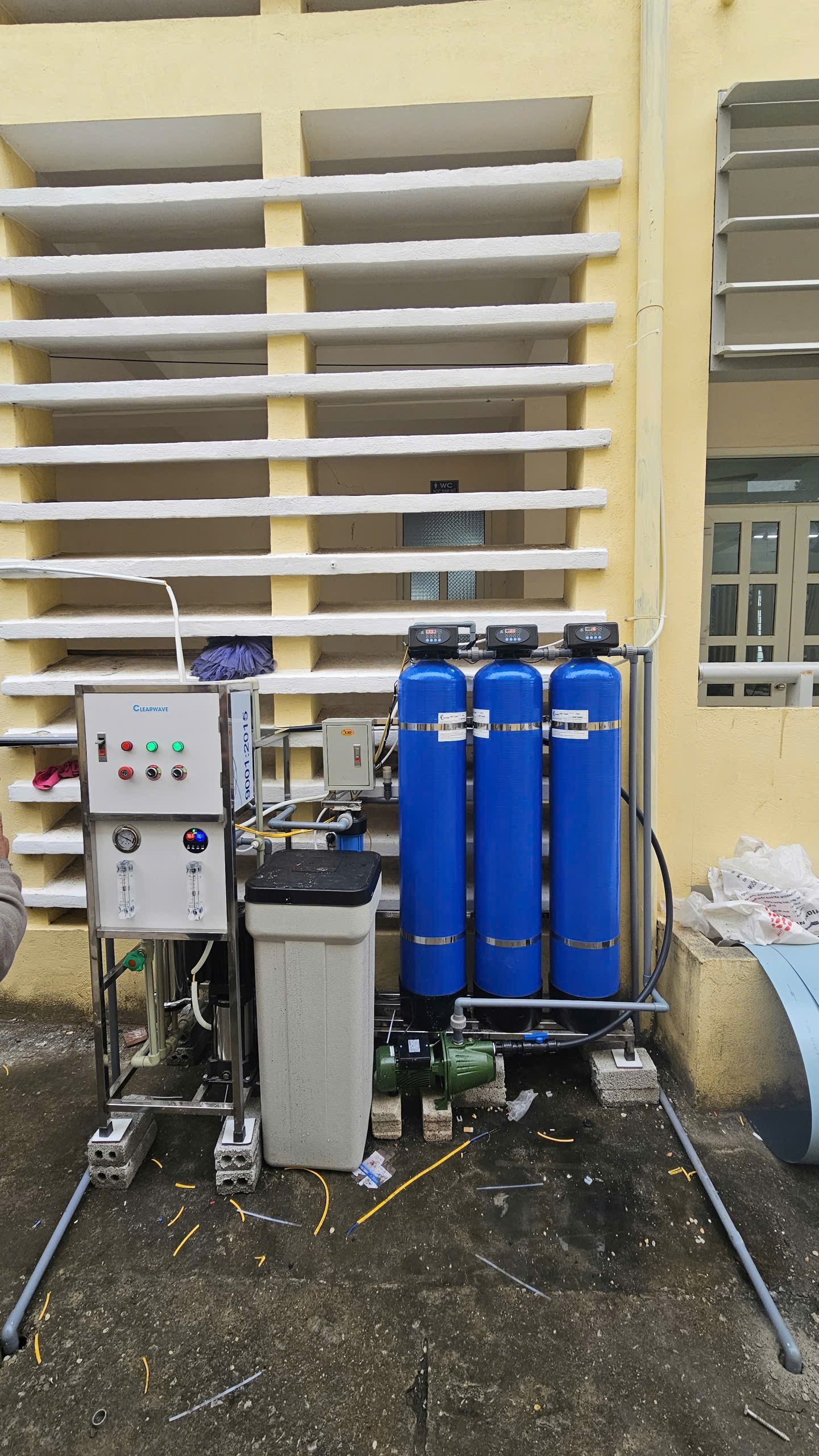 Hệ thống lọc nước ro 250l/h - H250-3CPR