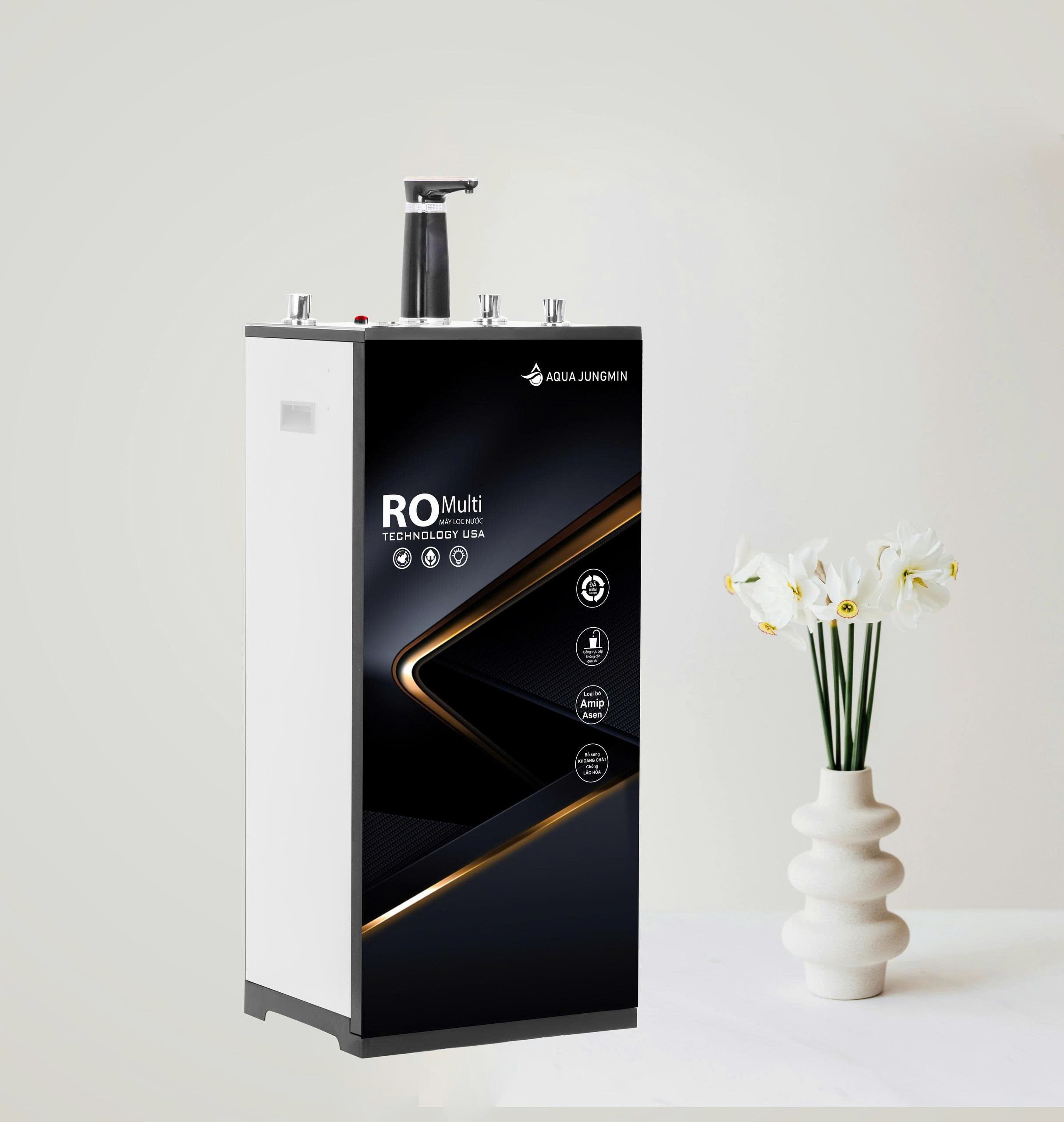 Máy lọc nước aquajungmin 1 vòi 3 chế độ 10 cấp lọc