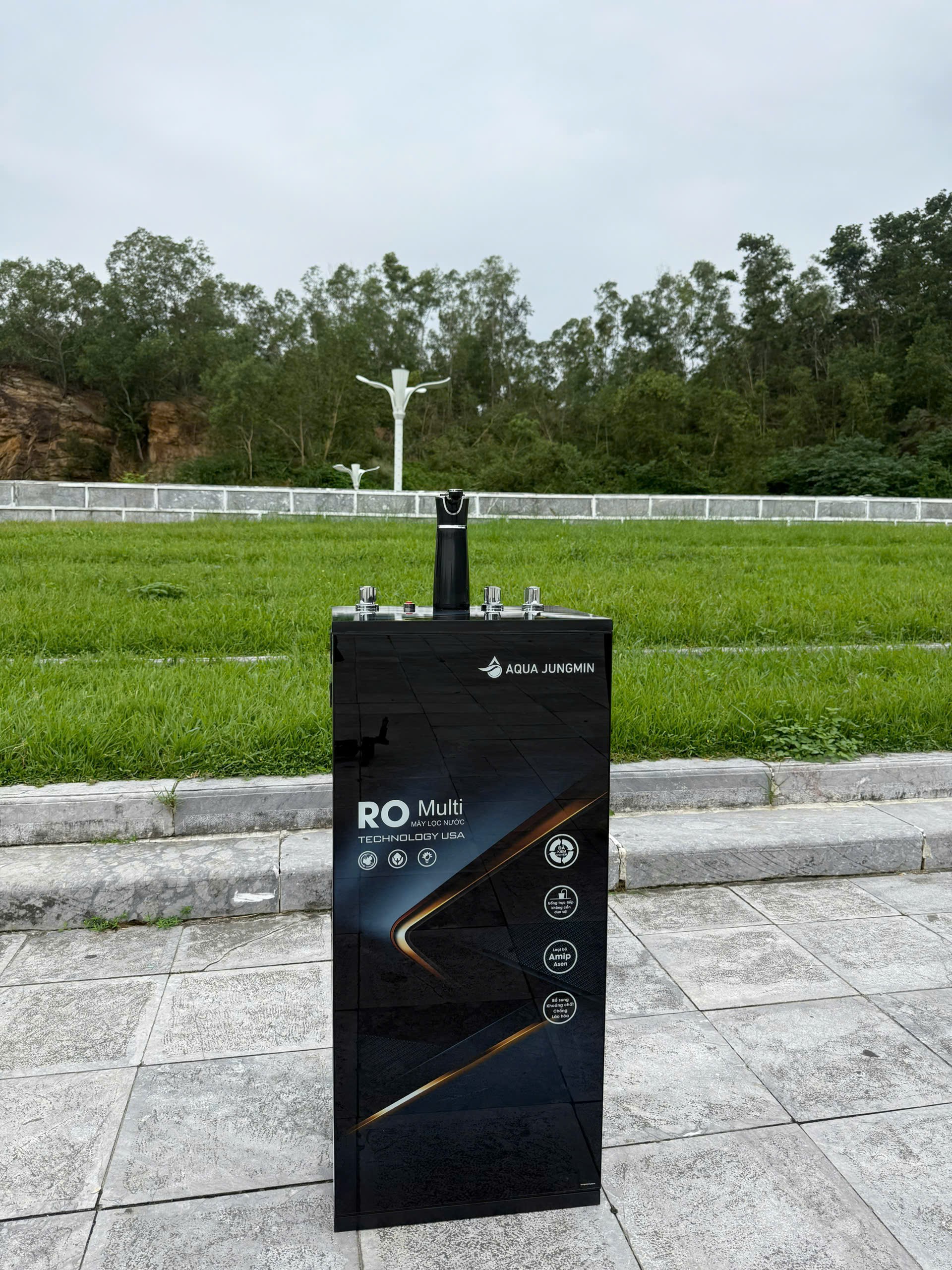 Máy lọc nước aquajungmin 1 vòi 3 chế độ 11 cấp lọc
