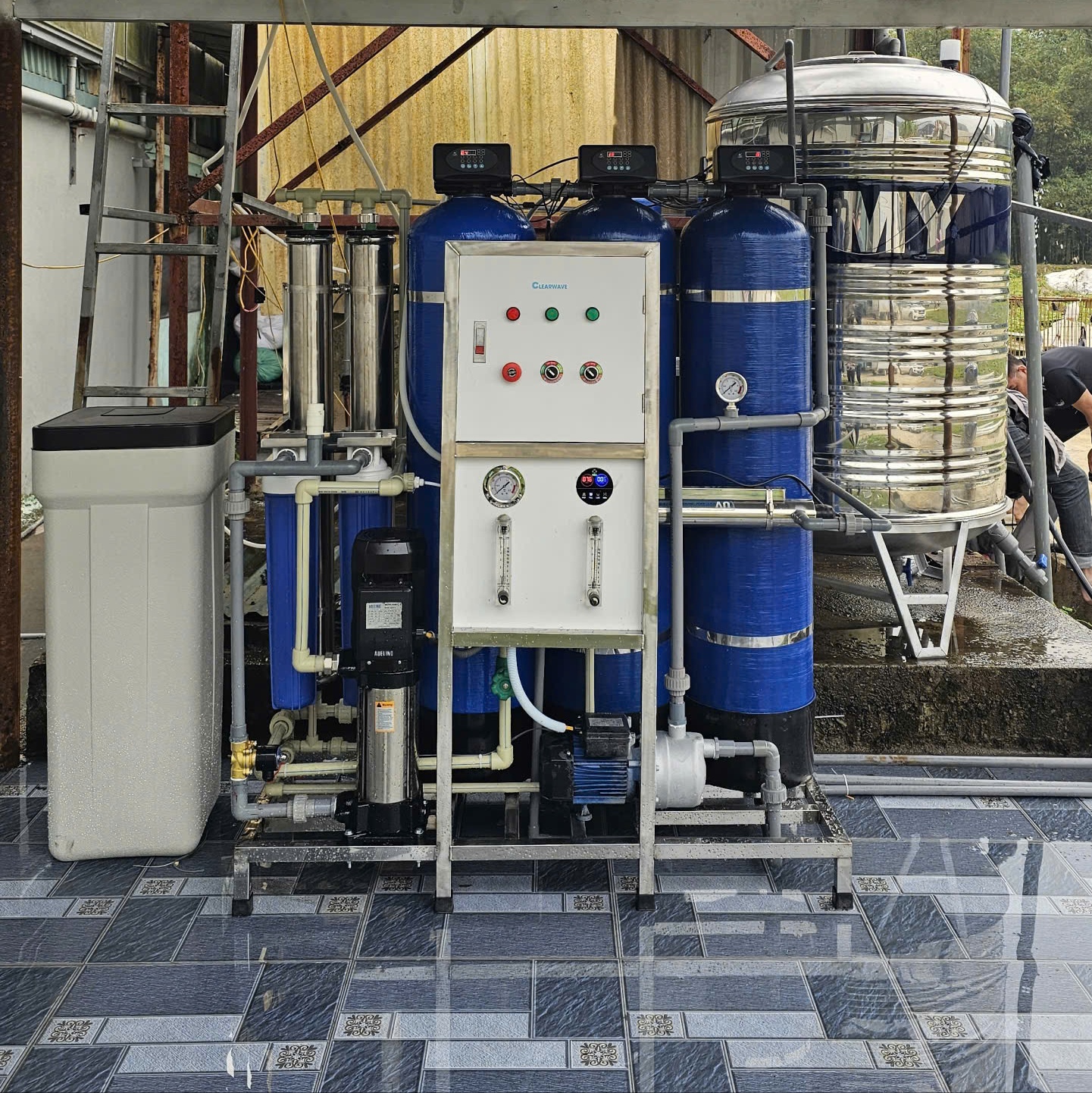 Hệ thống lọc nước ro 500l/h - H500-3AP