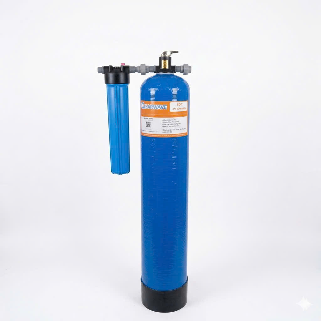 Hệ thống lọc thô sinh hoạt 1 cột composite T1000-1CPR