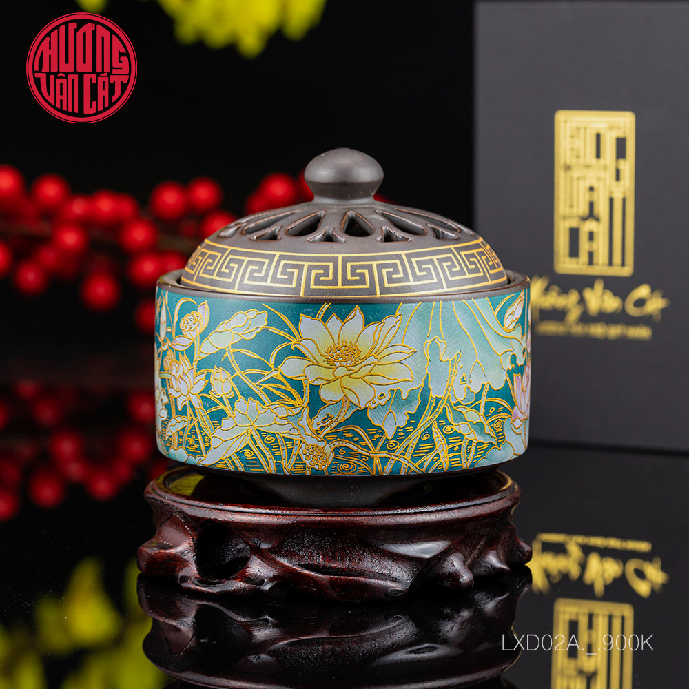 LƯ XÔNG ĐIỆN TRẦM HƯƠNG LÕI INOX SIÊU DẪN NHIỆT
