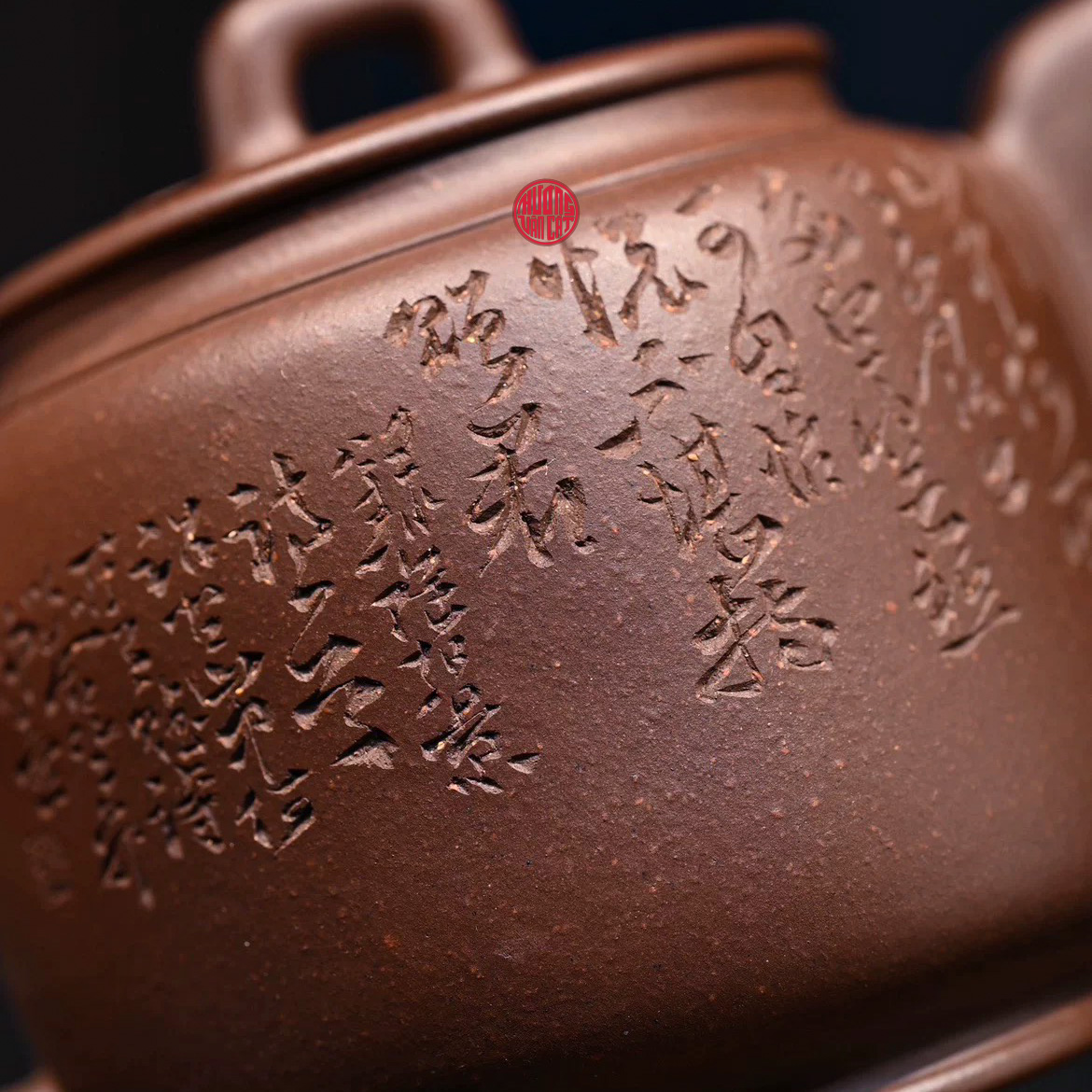Ấm tử sa cao ngọc đới khoáng lão tử nê nghệ nhân cao cấp 500ml