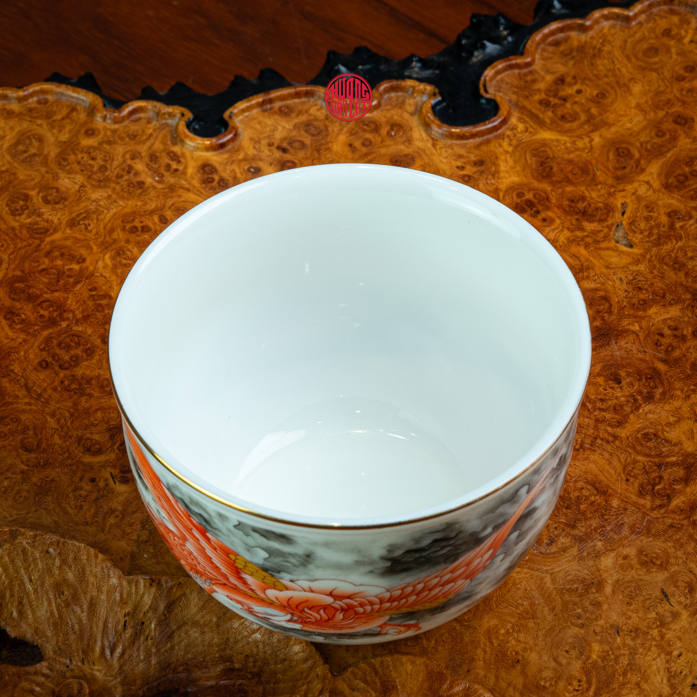 CHÉN TRÀ SỨ CẢNH ĐỨC PHƯỢNG HOÀNG