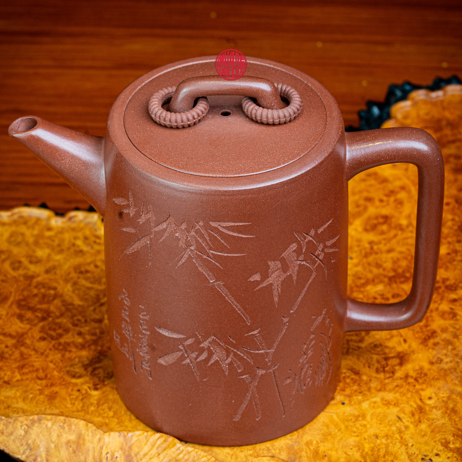 ẤM TRÀ TỬ SA ĐÁY TÀO THANH SONG HOÀN DƯƠNG THỐNG (370ml)