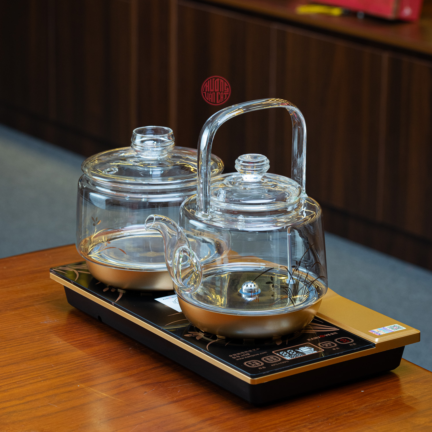 BỘ BẾP ĐIỆN NẤU NƯỚC THỦY TINH H19