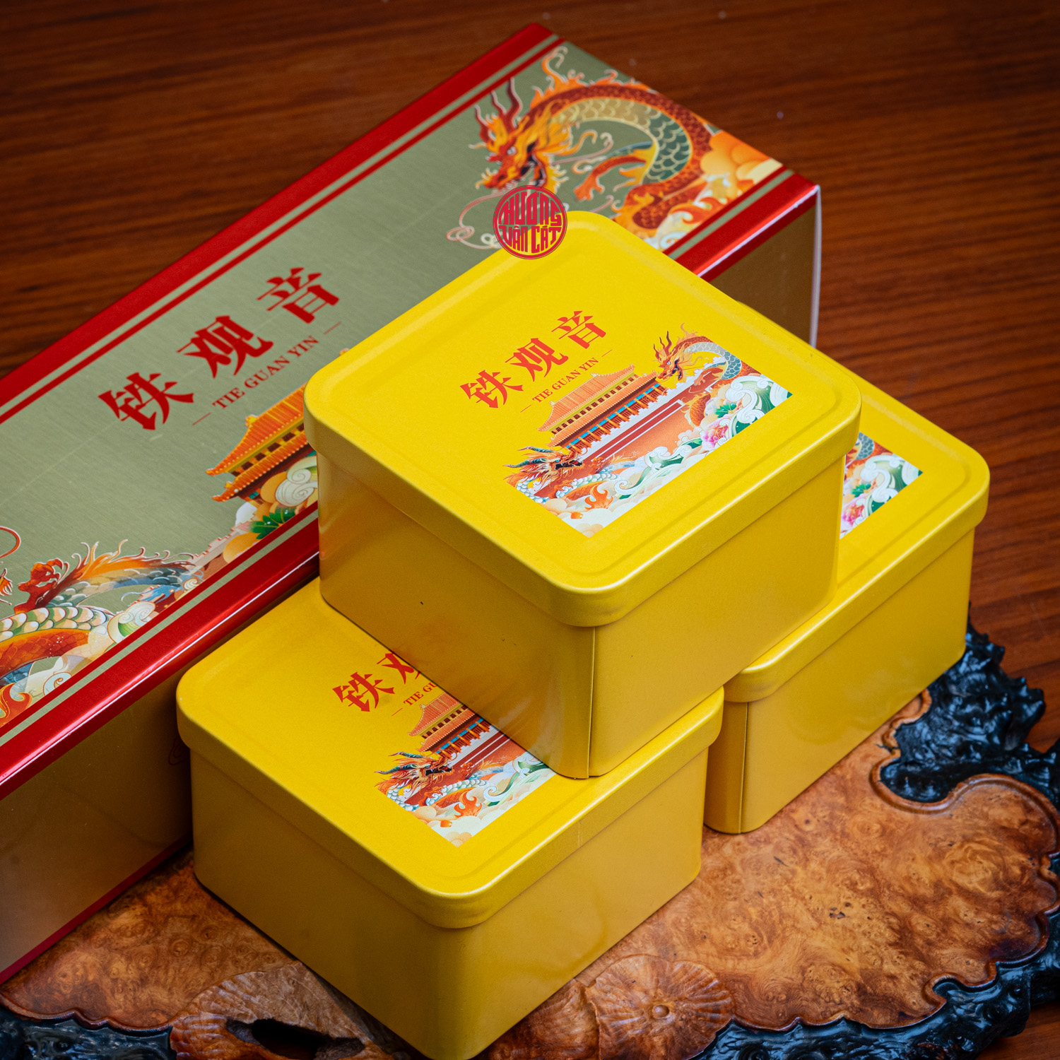 TRÀ THIẾT QUAN ÂM PHÚC KIẾN RỒNG VÀNG CAO CẤP ( 250g )