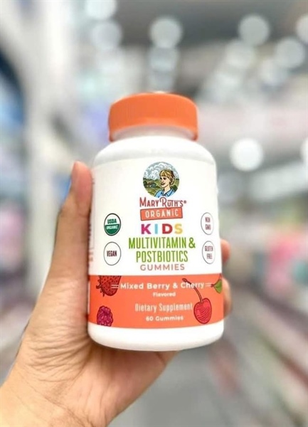 Kẹo Multivitamin + lợi khuẩn 4 tuổi Mayruth 60 viên ( Lọ )