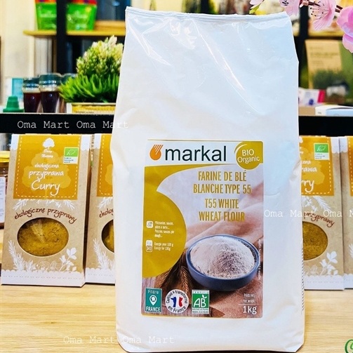 Bột mì trắng đa dụng hữu cơ T55 Markal 1kg