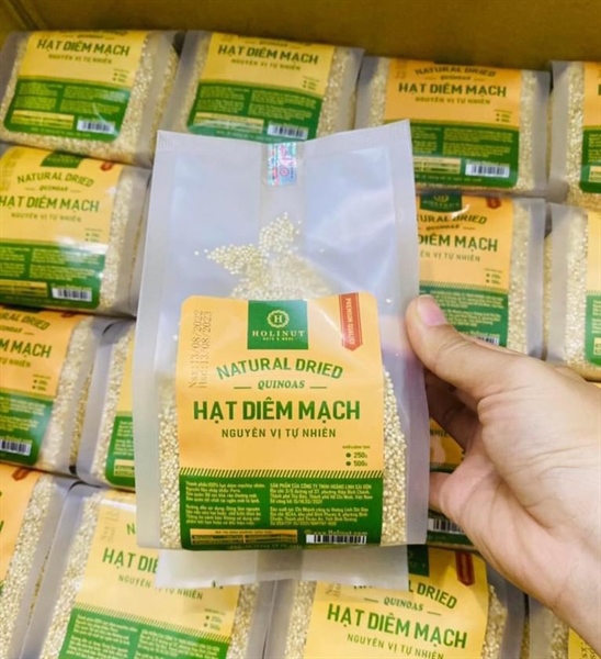 Hạt Diêm Mạch Holinut Sạch 500gr (Túi)
