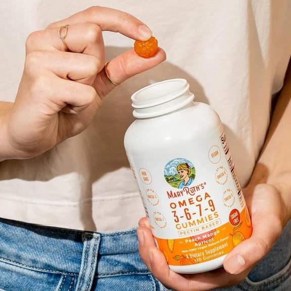 Kẹo Dẻo Bổ Sung OMEGA 369 Mary ruth's 120v