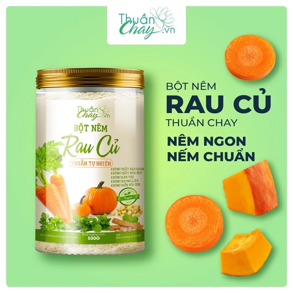 Bột nêm rau củ Thuần Chay 500gr