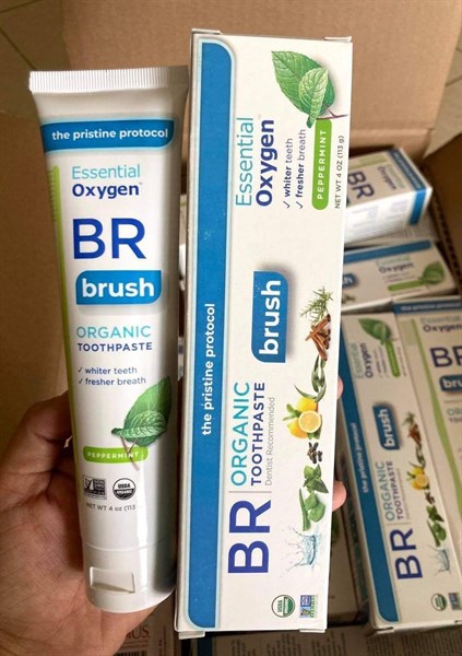 Kem đánh răng Oxygen BR Organic 123gr