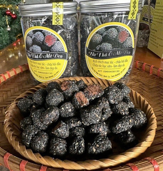 Viên Hà Thủ Ô Đỏ Mè Đen 500gr ( Hộp)