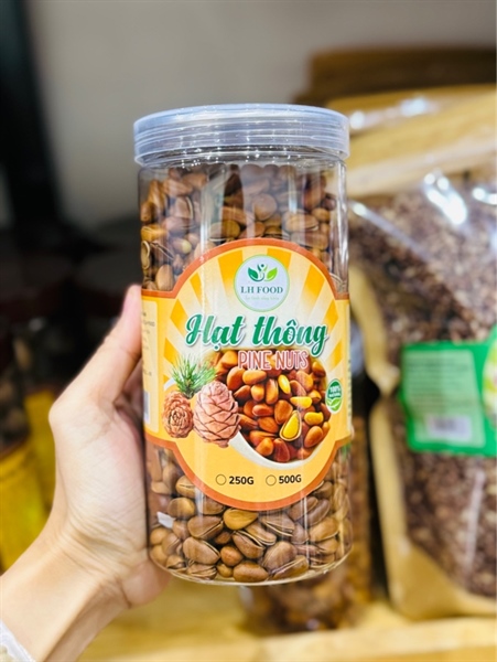 Hạt thông Mỹ sạch 500gr ( Hộp )