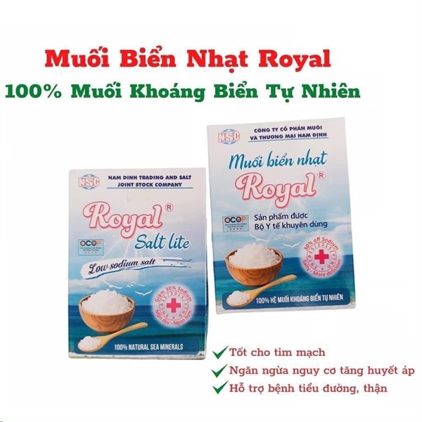 Muối Royal salt lite 250gr