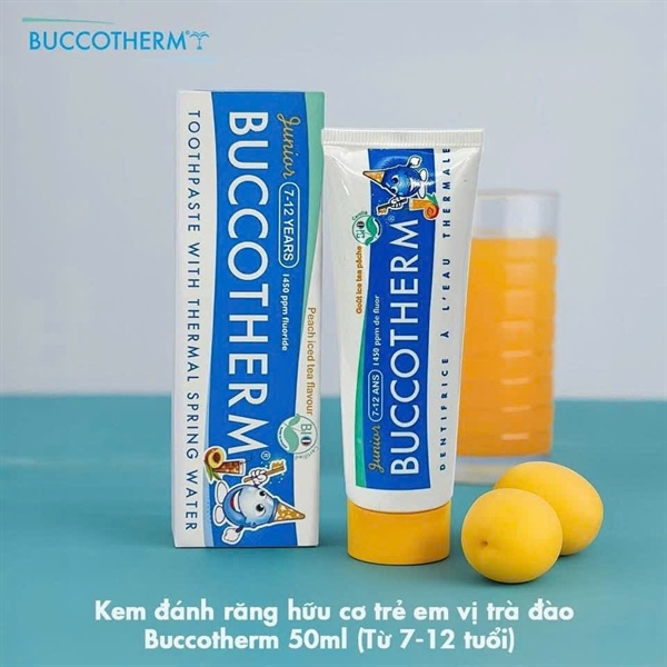 Kem đánh răng trẻ em trà đào 7-12y