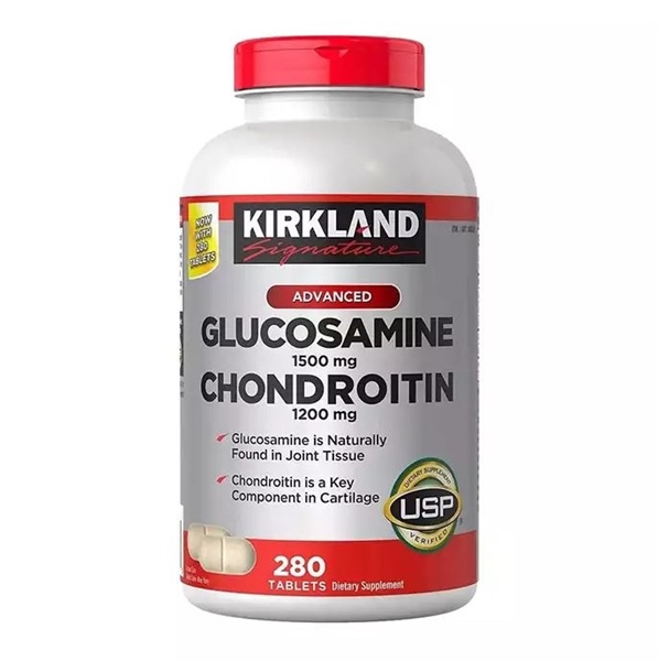 Viên uống bổ khớp Kirkland Glucosamine Chondroitin hàng nhập Mỹ 280 viên ( Lọ )