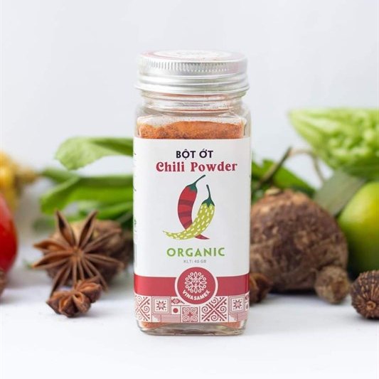 Bột Ớt hữu cơ VINASAMEX 40gr