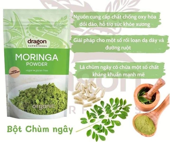 BỘT CHÙM NGÂY HỮU CƠ DRAGON 200G