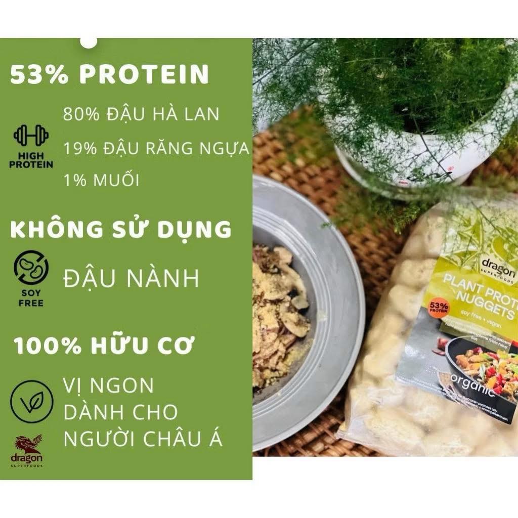 Thịt Gà Nuggest chay hữu cơ Dargon Superfood 150gr