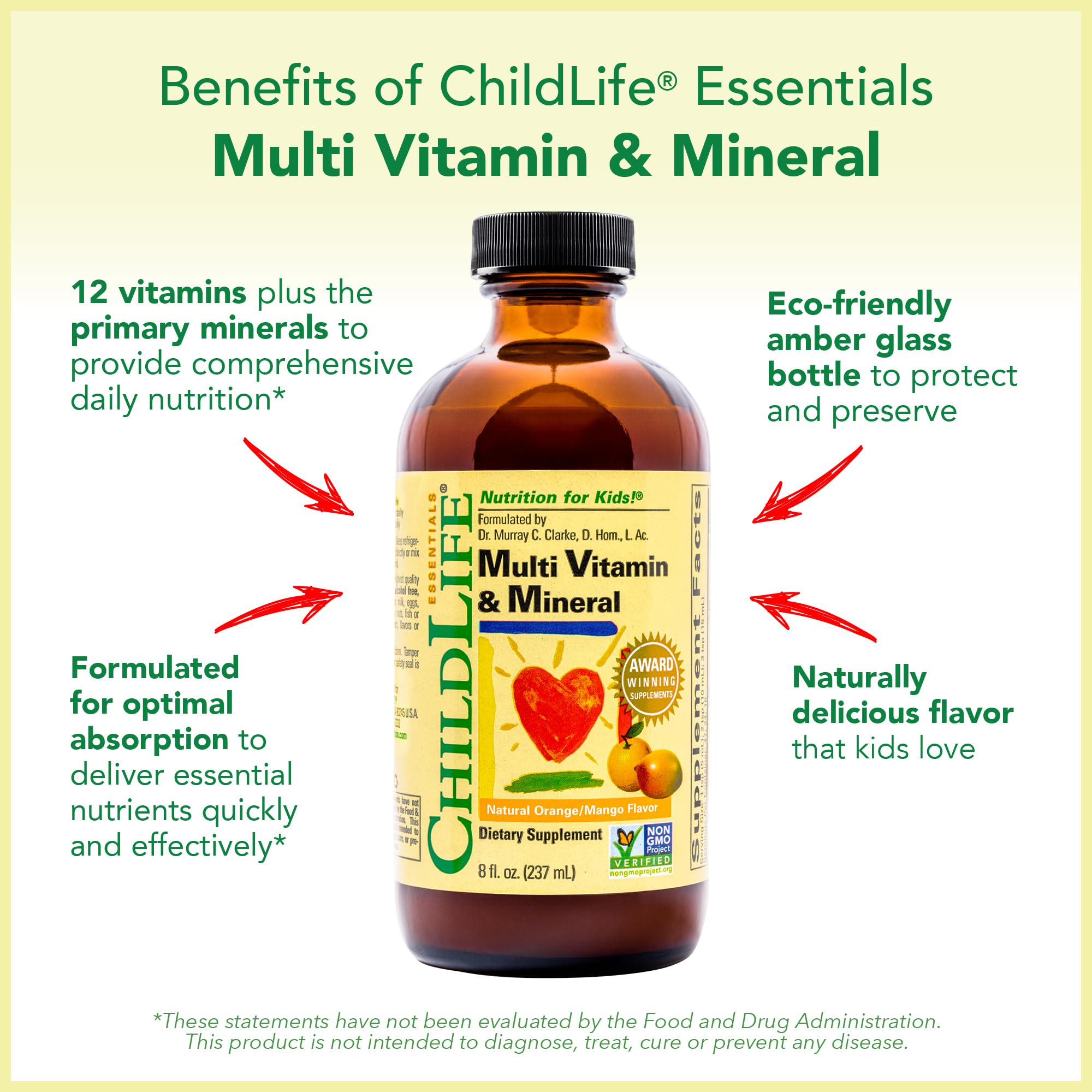 Siro bổ sung vitamin và khoáng chất ChildLife Multi-Vitamin and Mineral 237ml