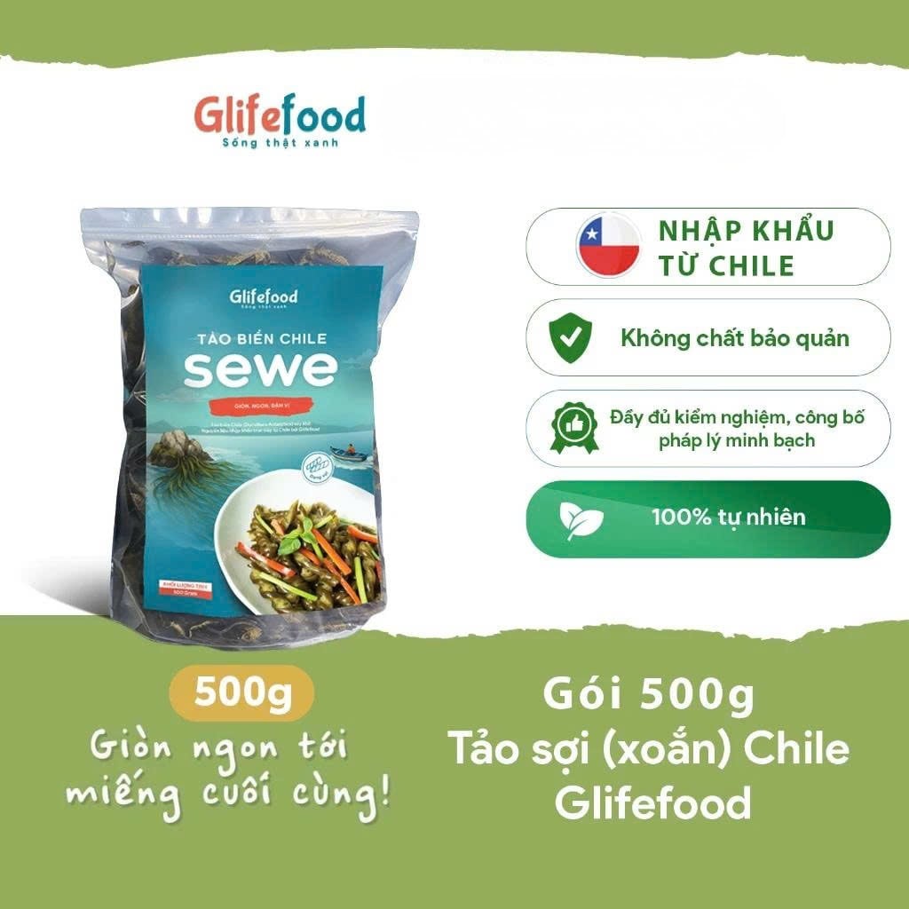 Tảo Chi Lê dạng Sợi 500gr