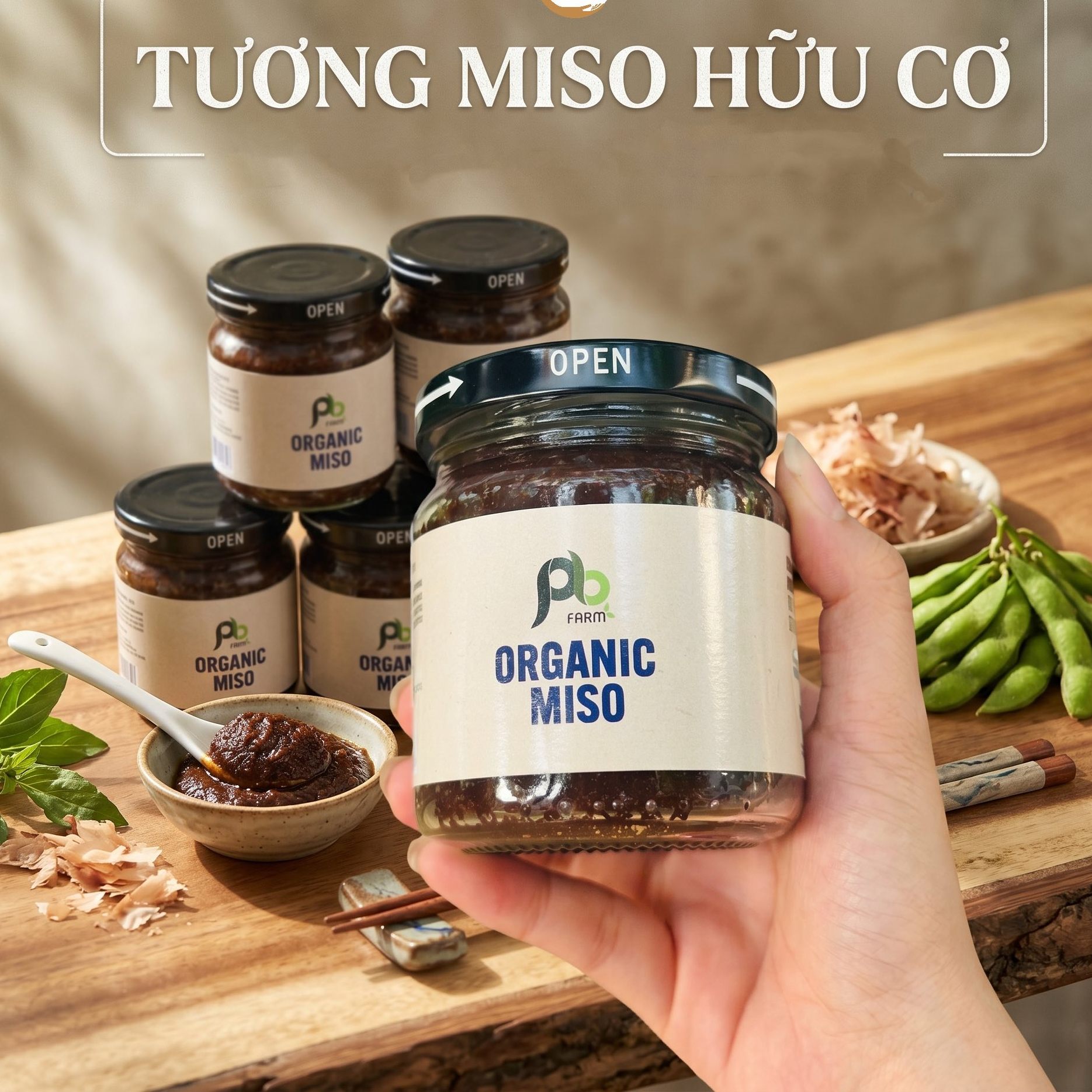 Tương Miso hữu cơ PBFaram 200r