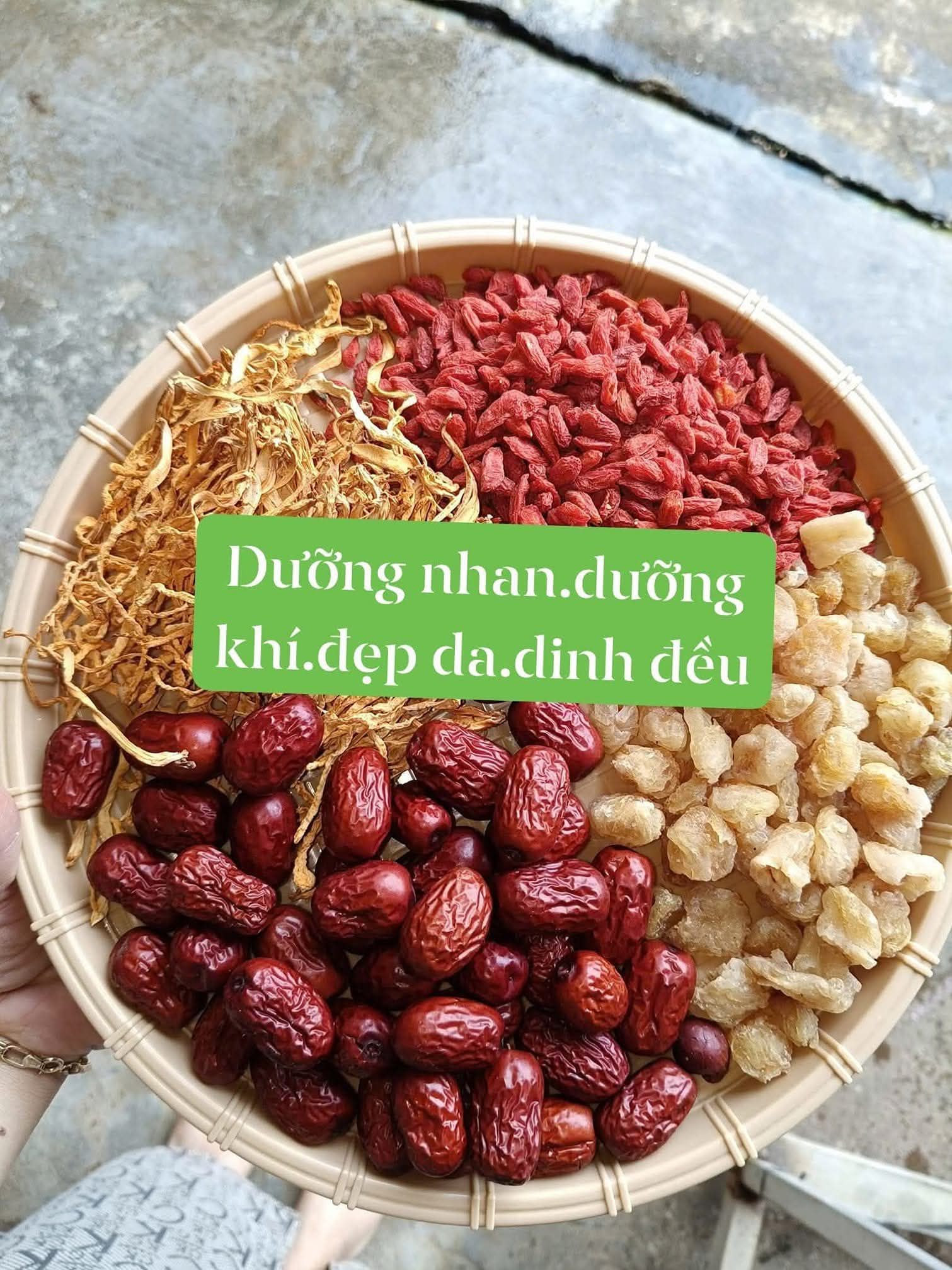 Bình Ngâm Đông Trùng Táo Đỏ Kỉ Tử Long Nhãn ( Bình 1.5L)