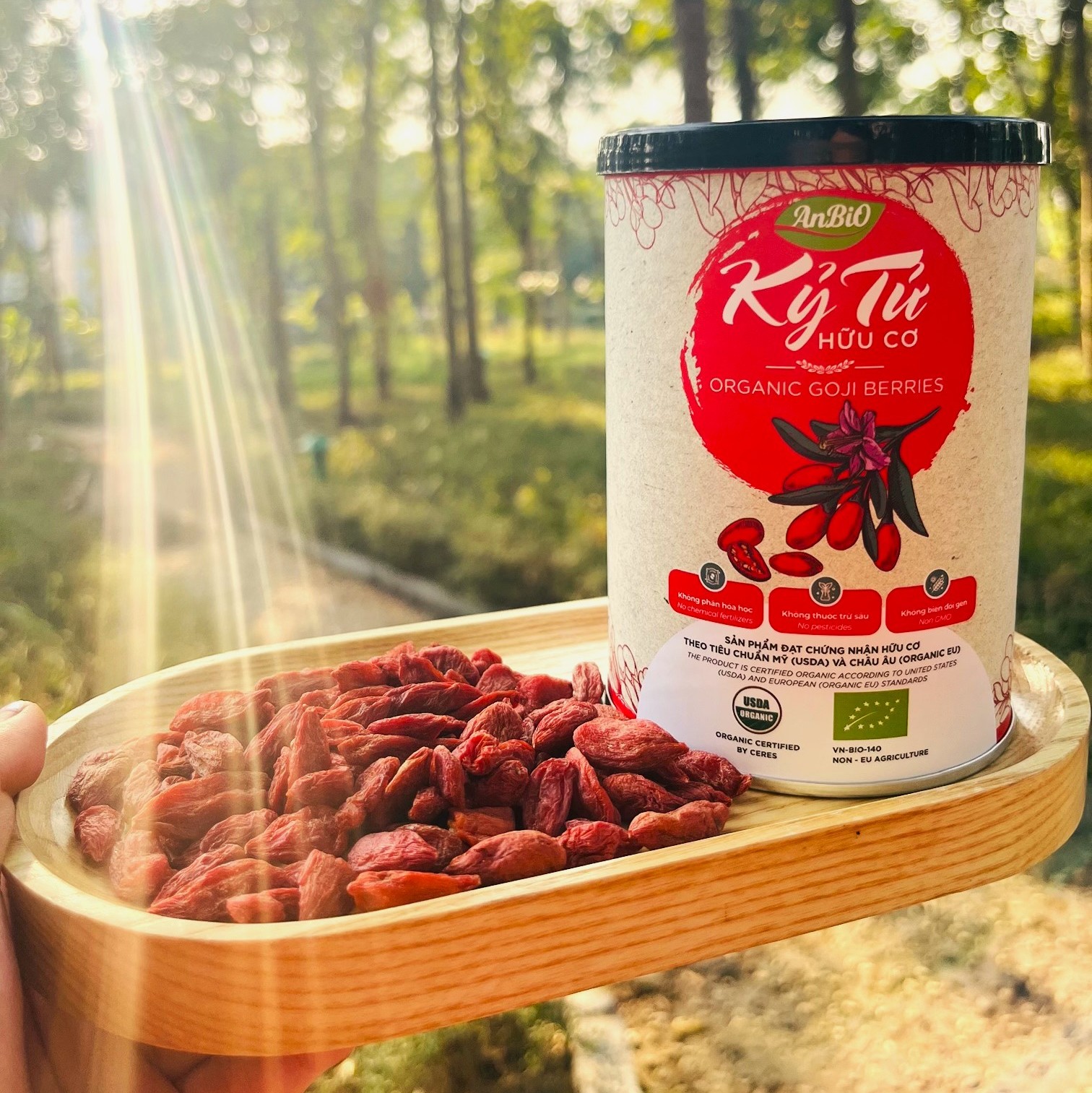 Kỉ Tử Hữu Cơ Anbio 200gr ( Hộp)