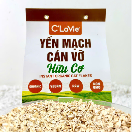 Yến Mạch cán vỡ hữu cơ C Lavie 450gr ( Túi)