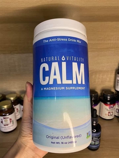 Bột Magie Calm nguyên vị 454gr ( Hộp )