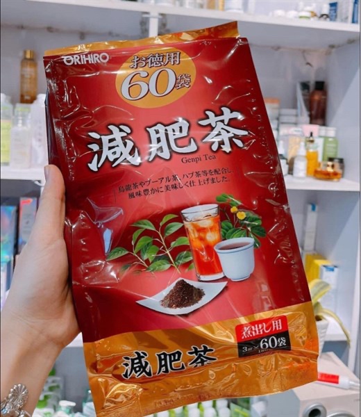 TRÀ GIẢM MỠ BỤNG GENPI ORIHIRO NHẬT BẢN 60 ( GÓI )